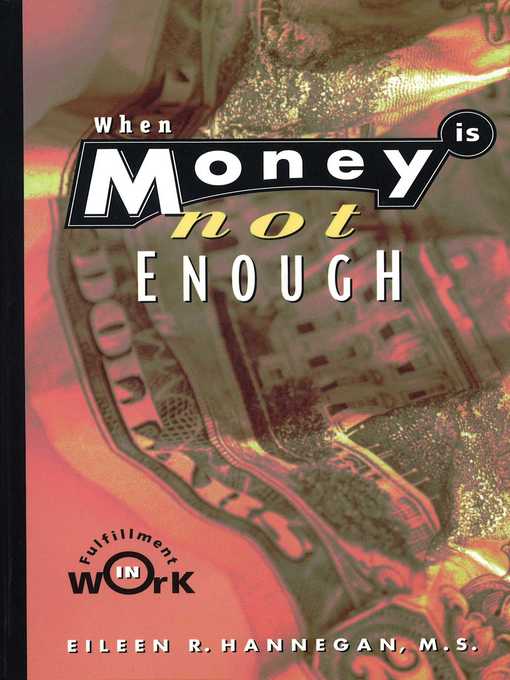 Cover image for When Money is Not Enough